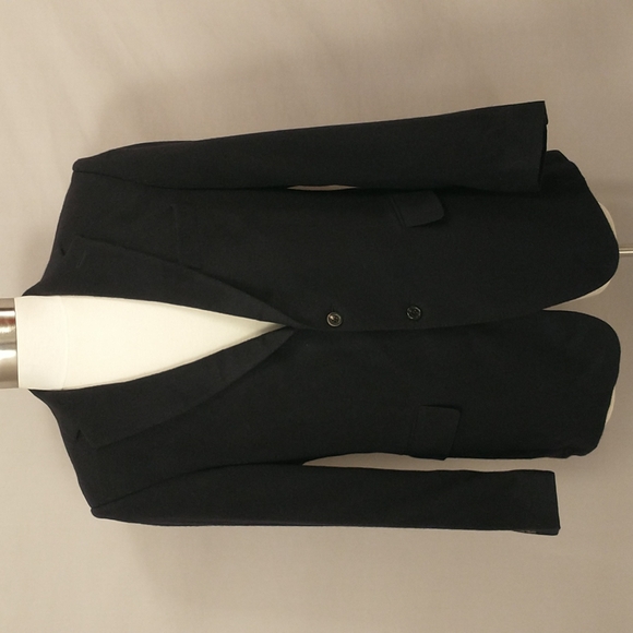 Cashmere Sport Coat Blazer Ede & Ravenscroft Joshua Ellis England Dark Navy Blue - Picture 1 of 11